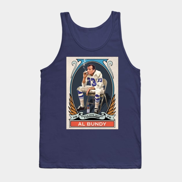 Al Bundy Polk High Football Trading Card Tank Top by darklordpug